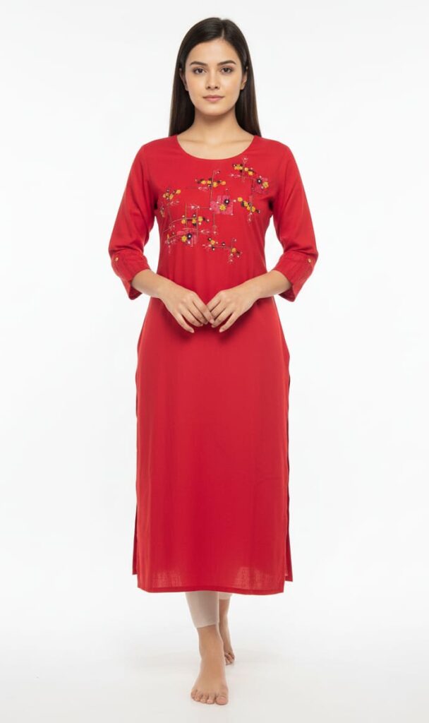 Elegant Cotton Kurti for Women-Juss Apparels