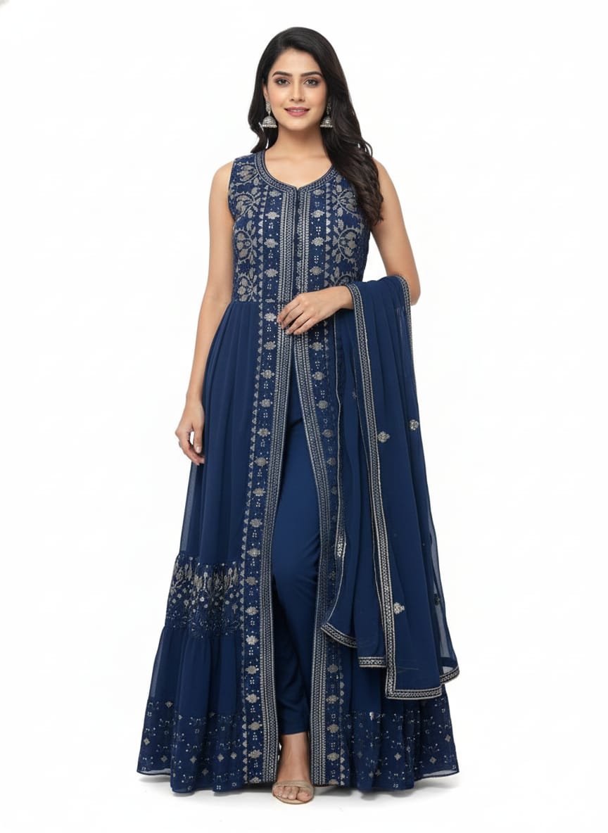 JGWN42 Stylish Designer Party Wear Gown