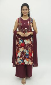 Juss Apparels Women Elegant Plazo Set JPLS48