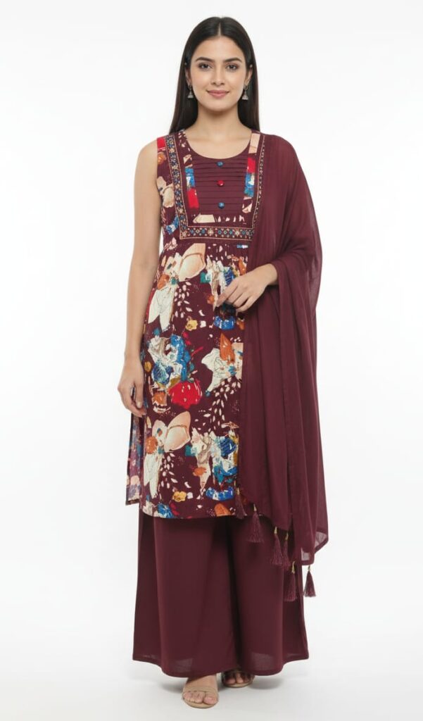 Juss Apparels Women Stylish Plazo Set JPLS50