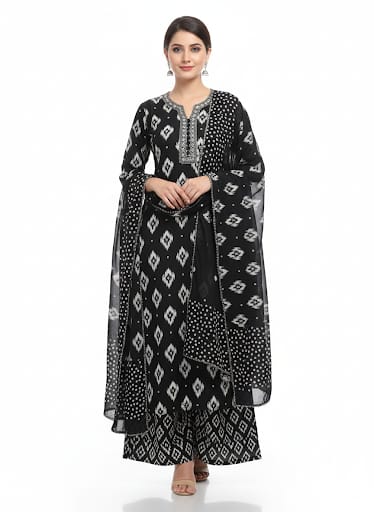 Juss Apparel Women Designer Plazo Set JPLS30