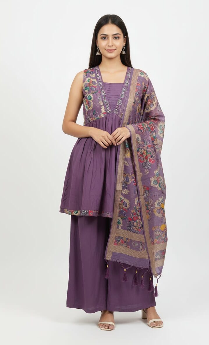 Juss Apparels Women Elegant Plazo Set JPLS52
