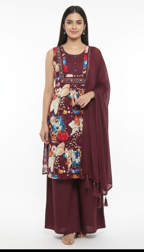 Juss Apparels Women Stylish Plazo Set JPLS47