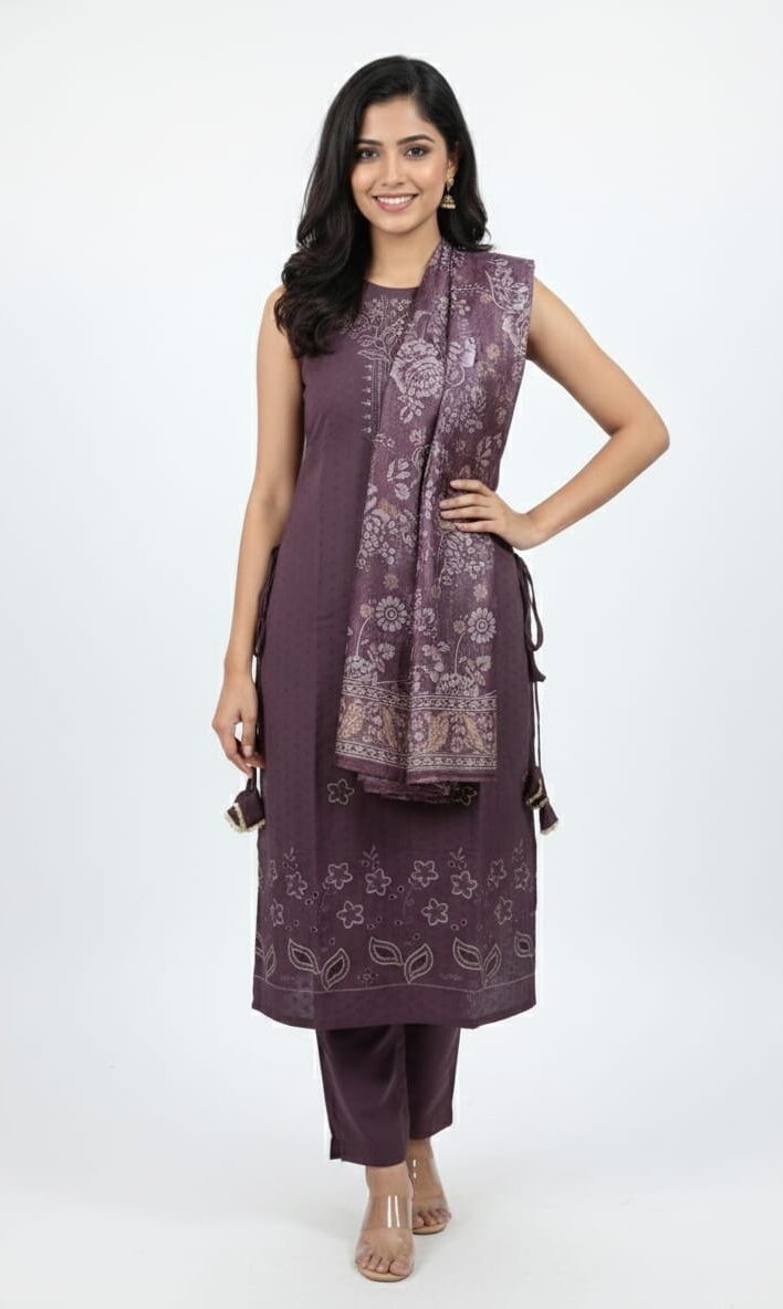 Trendy Kurti Set JKS678 by Juss Apparels