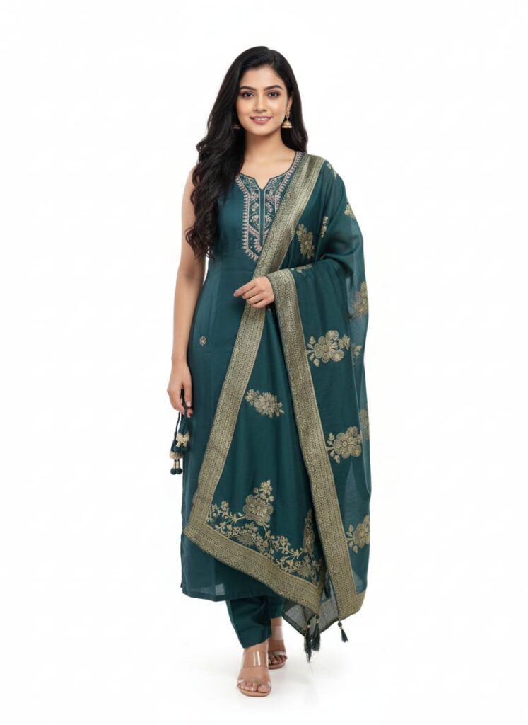 Kurti Set JKS432 Elegant Ethnic Wear