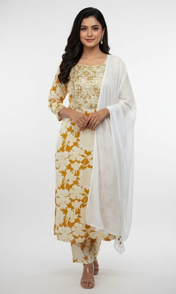 Kurti Set JKS534 Juss elegant premium ethnic