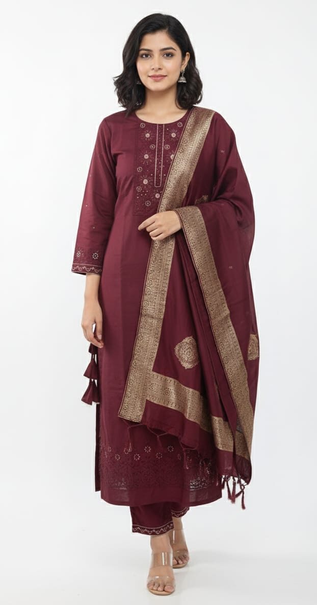 Designer Kurti Set JKS704 by Juss Apparels