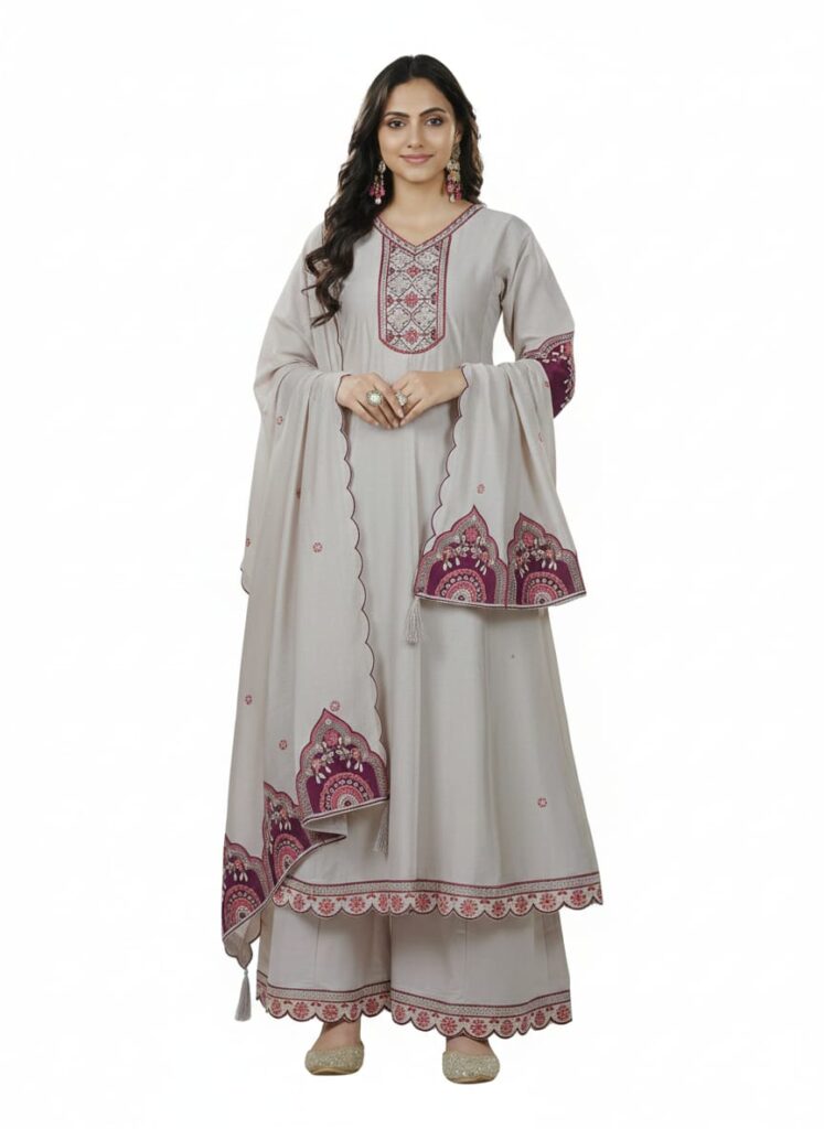 Plazzo Set JPLS111  | Elegant Ethnic Wear