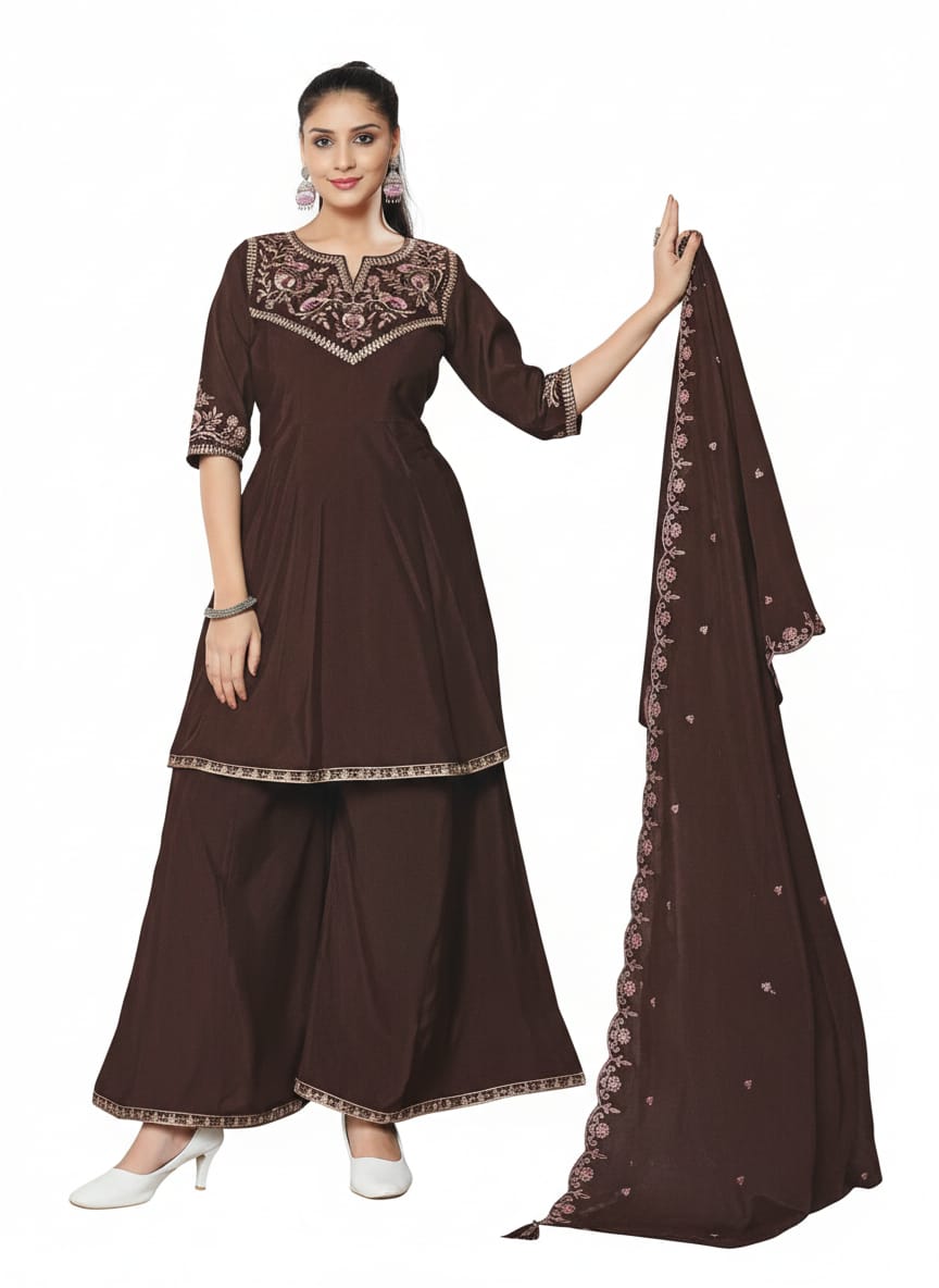 PLAZZO SET JPLS100 – Elegant Ethnic Wear