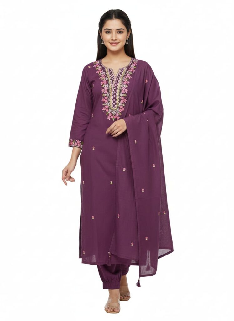 Cotton Kurti Set JKS844 by Juss Apparels