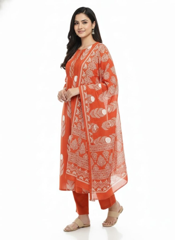 Cotton Kurti Set by Juss Apparels | JKS831