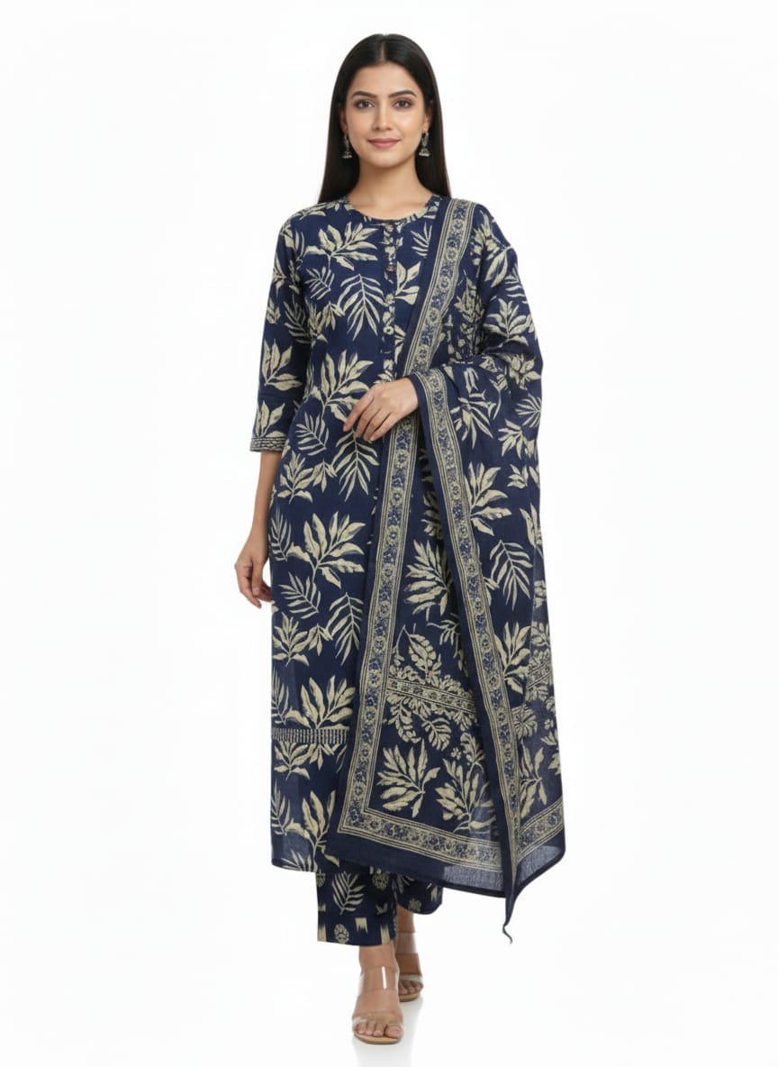 Cotton Kurti Set JKS828 by Juss Apparels