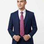 Premium Pink Designer Printed Tie for Men | Stylish Formal & Party Wear Necktie (SKU: JTIE4